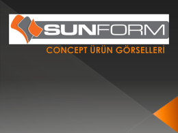 SUNFORM RADYATÖR CONCEPT ÜRÜN GÖRSELLERİ