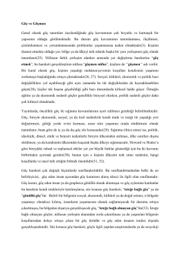 Göç ve Göçmen
