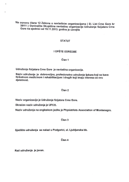 statut-udruzenja-fizijatara-crne-gore